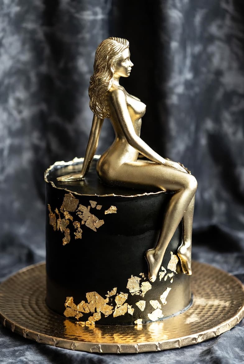 Bachelor party cake Delhi with custom design and naughty theme