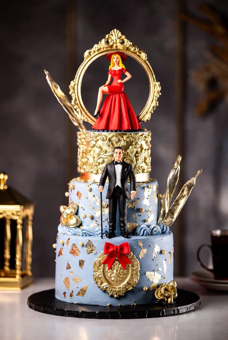 Bachelor cake delivered in Delhi